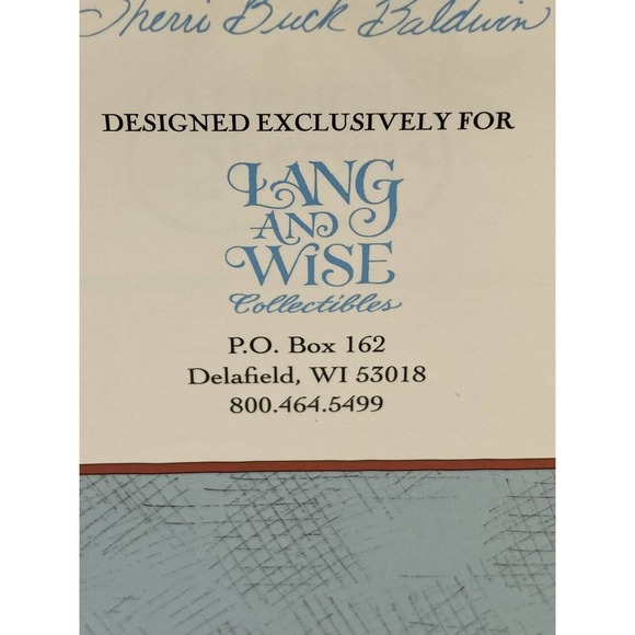 VTG 1998 Special Friends Katie & Molly II Lang & Wise Sherri Baldwin 1st Edition - Picture 12 of 12